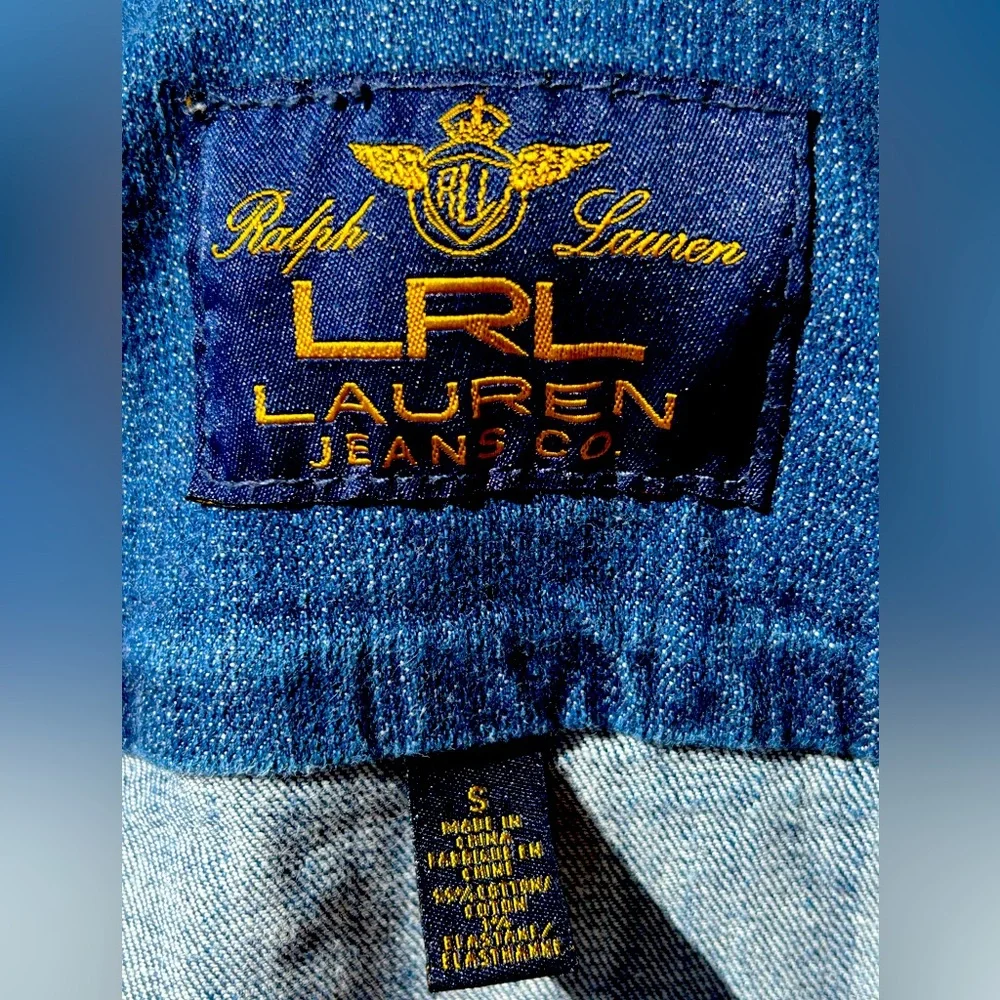 Ralph Lauren Blue Denim Jean Jacket - Picture 3 of 4